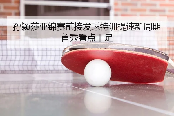 孙颖莎亚锦赛前接发球特训提速新周期首秀看点十足